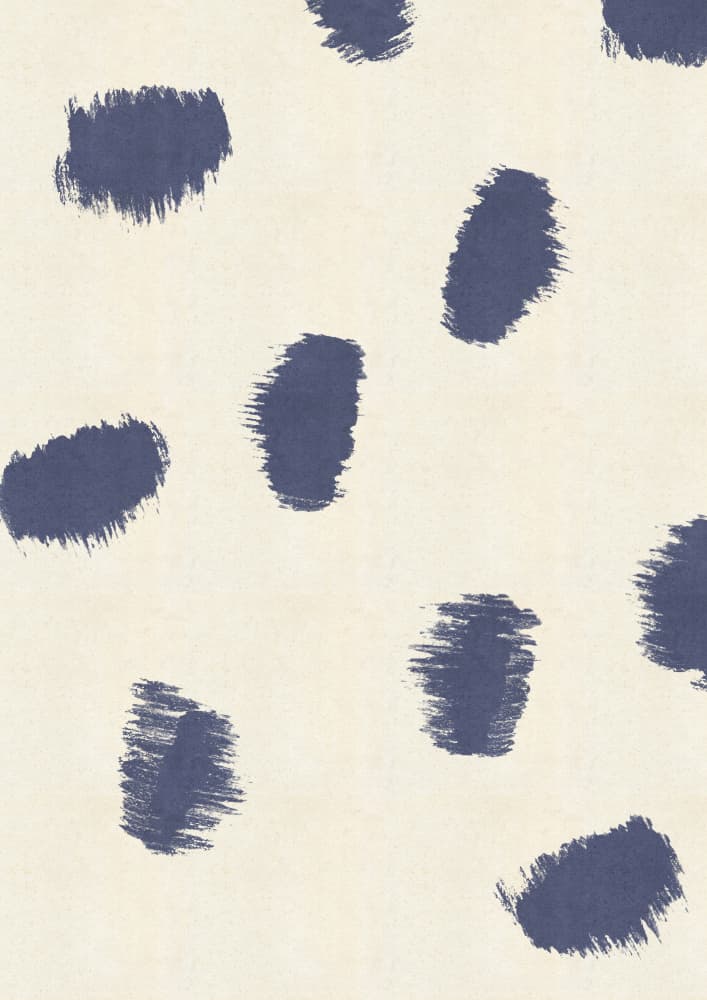 Indigo Brush Strokes by Nicholas — canvas wall art