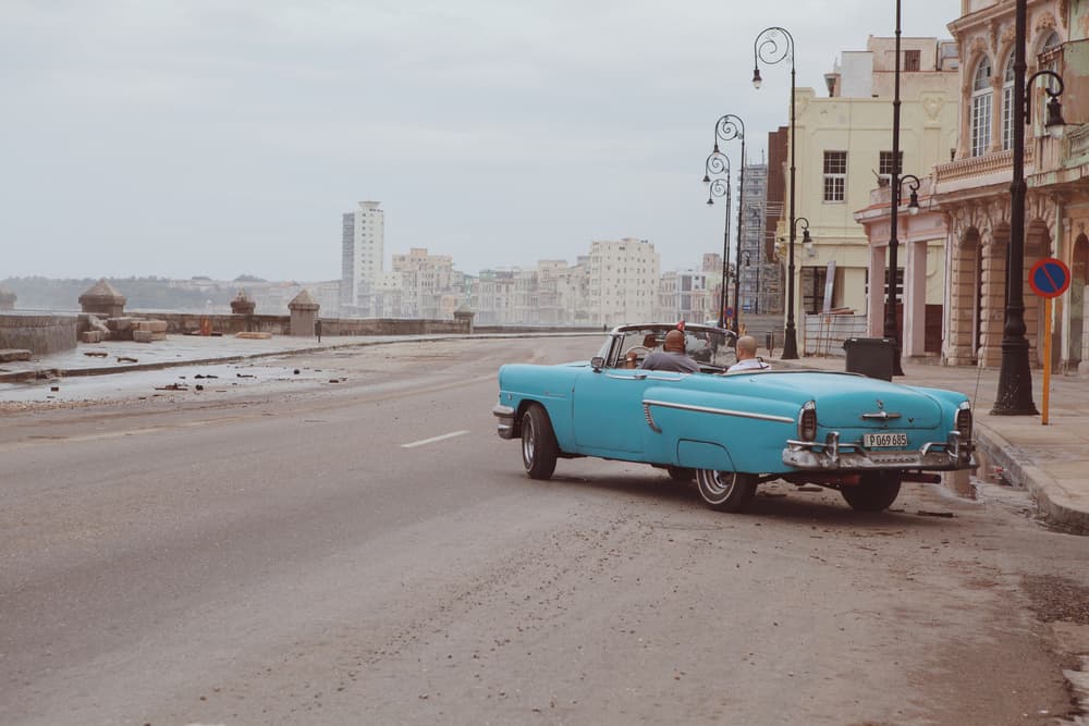 Havana Vintage Ride by Giacomo Bruno — canvas wall art