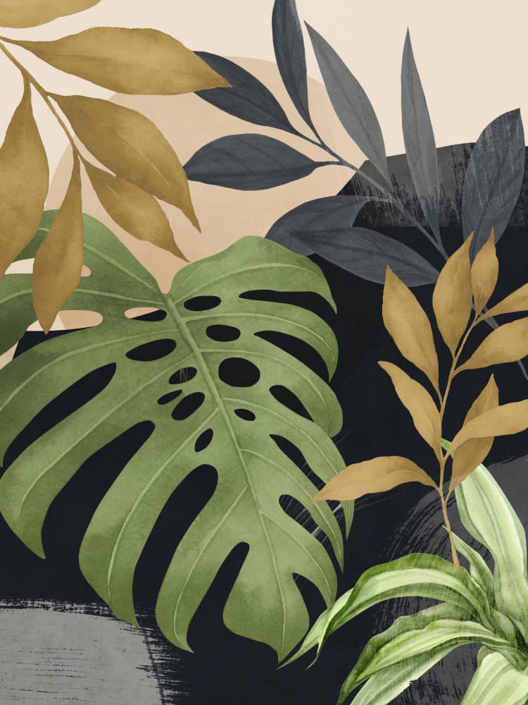 Abstract Tropical Leaves