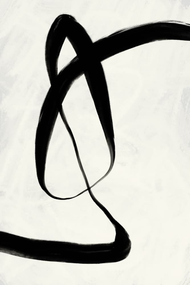 Flowing Ink Dance by Treechild — canvas wall art