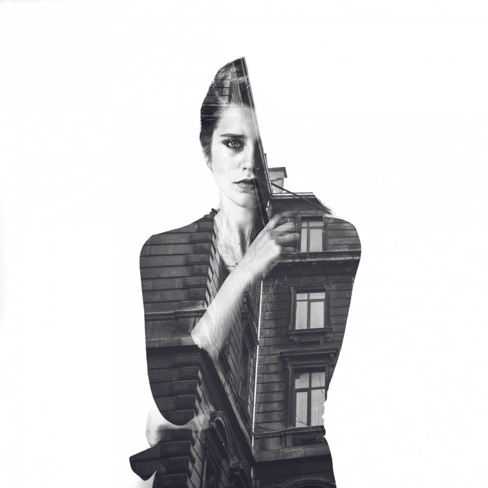 Moody Urban Portrait by Erkin Demir — canvas wall art