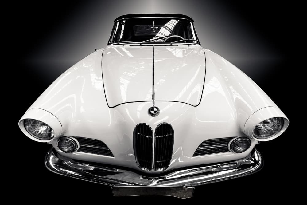 Elegant Classic Roadster by Roland Weber — canvas wall art