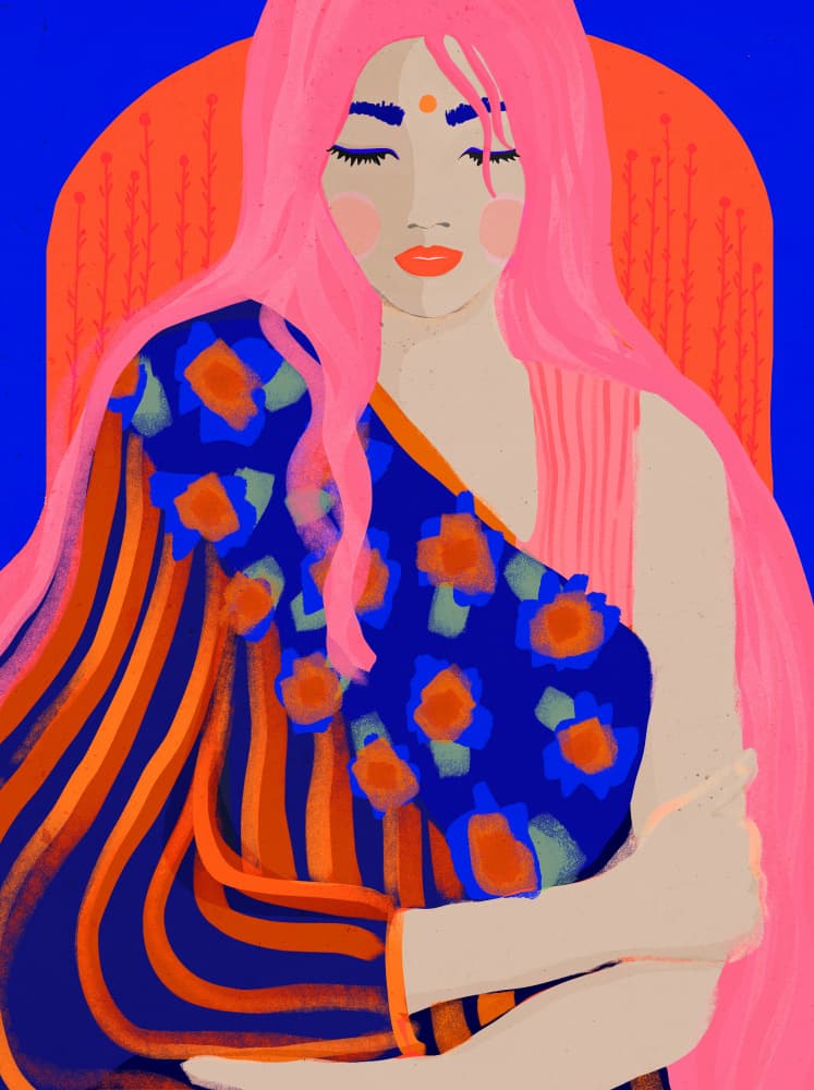 Vibrant Serenity by Treechild — canvas wall art