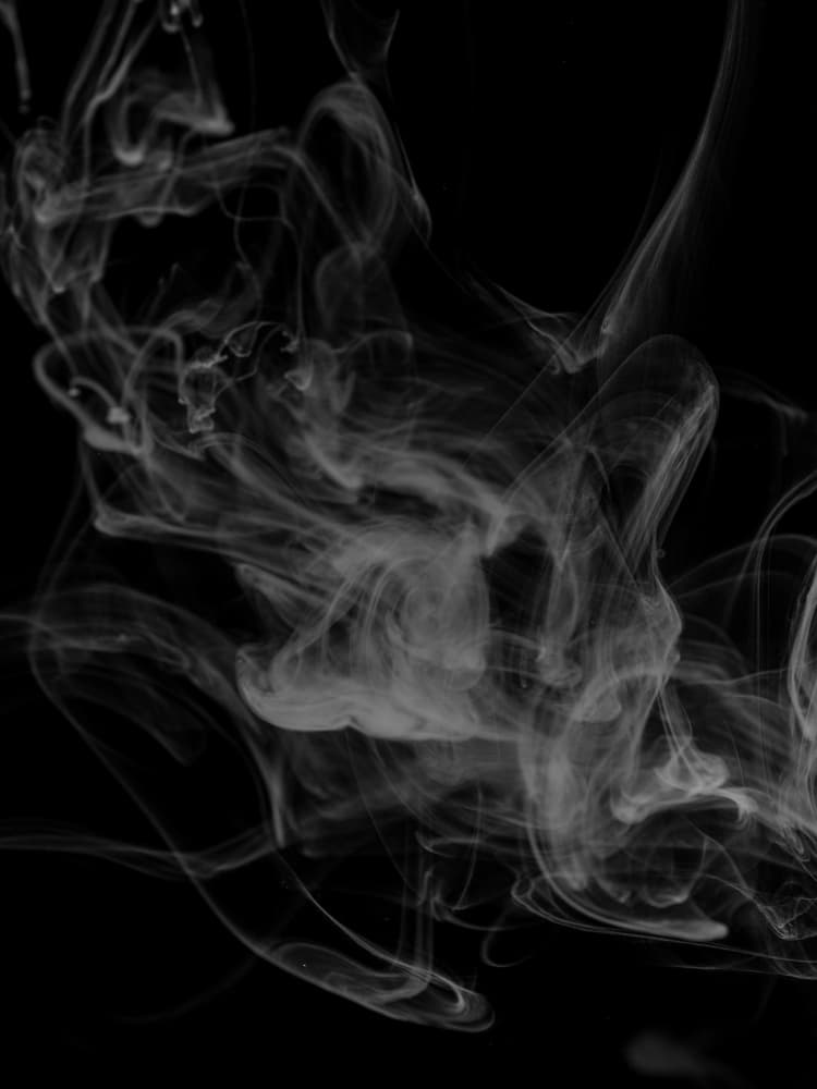 Swirling White Smoke by engin akyurt — canvas wall art