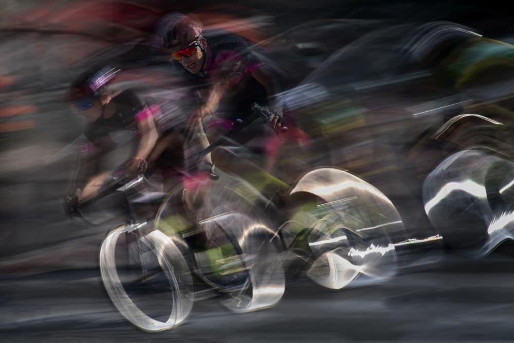 Intense Cycling Motion by Milan Malovrh — canvas wall art