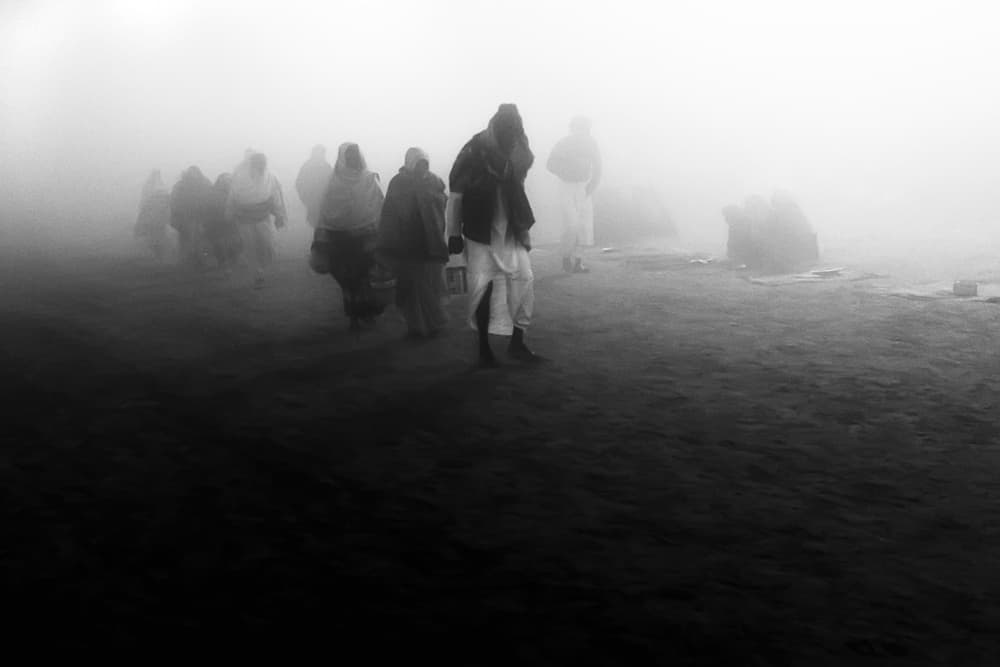 Figures in the Mist by Gloria Staffa — canvas wall art