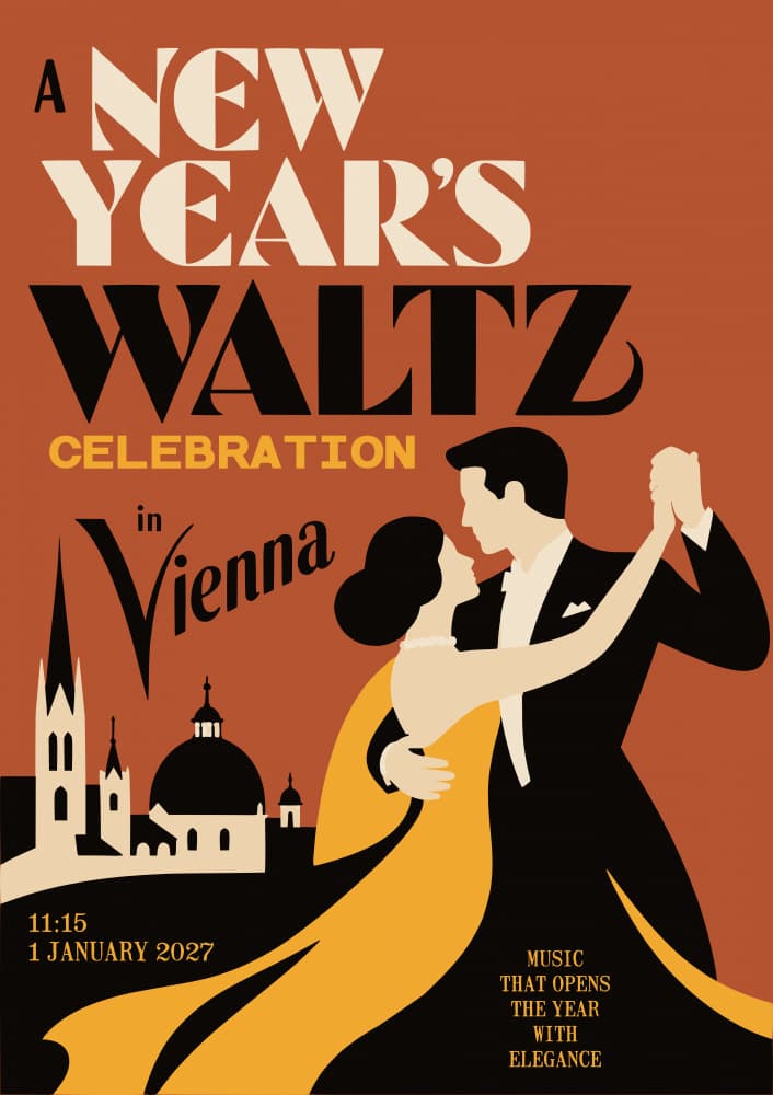 New Year's Vienna Waltz by Patryk Krygowski — canvas wall art