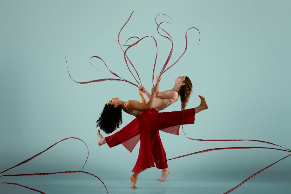 Dynamic Dance Connection by Rob Li — canvas wall art