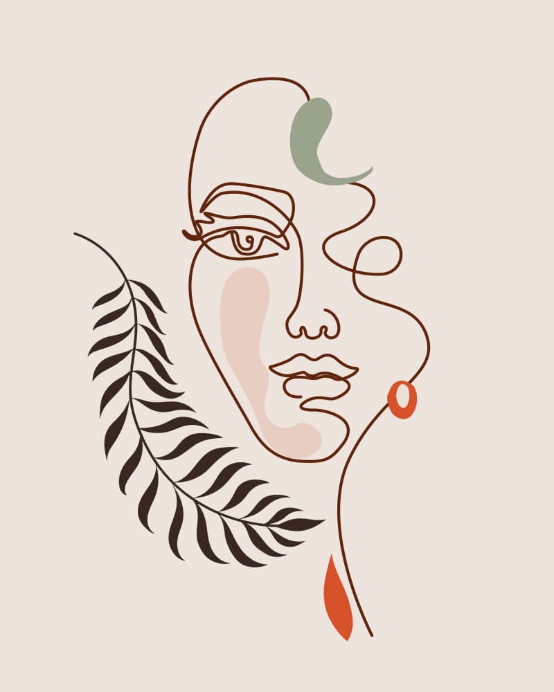 Leafy Elegance by Emel Tunaboylu — canvas wall art