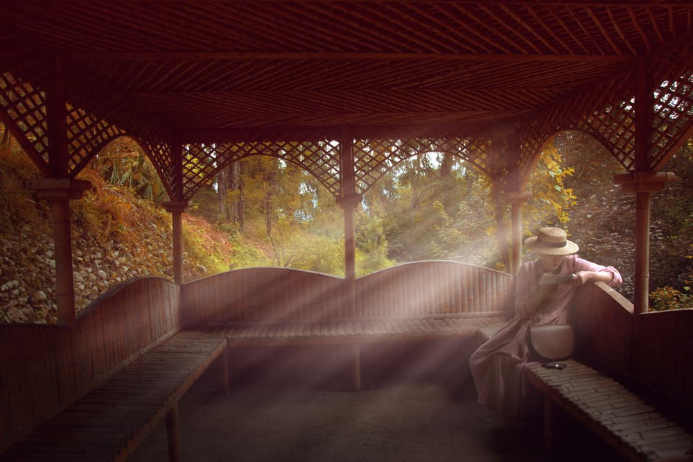 Peaceful Autumn Light by Fatma GÖKMEN — canvas wall art