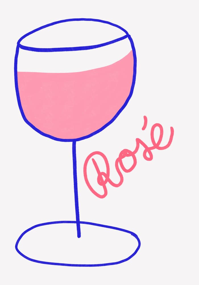 Rosé by Athene Fritsch — canvas wall art