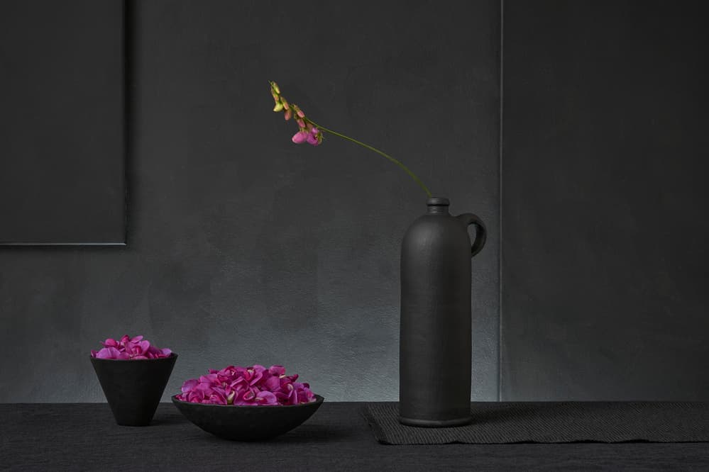 Dark Floral Still Life by Christophe Verot — canvas wall art