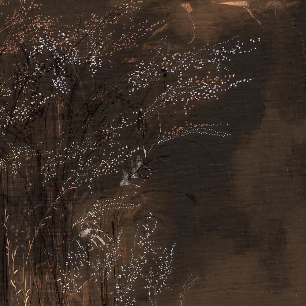 Dark Botanical Serenity by Josie George — canvas wall art