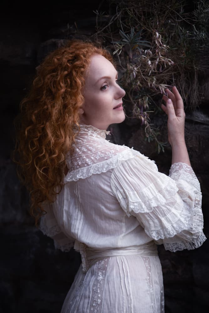 Ginger-haired Lady by Jan Slotboom — canvas wall art