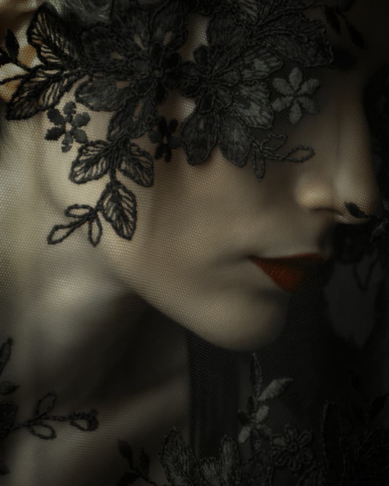 Mysterious Veiled Beauty by Mehdi Mokhtari — canvas wall art
