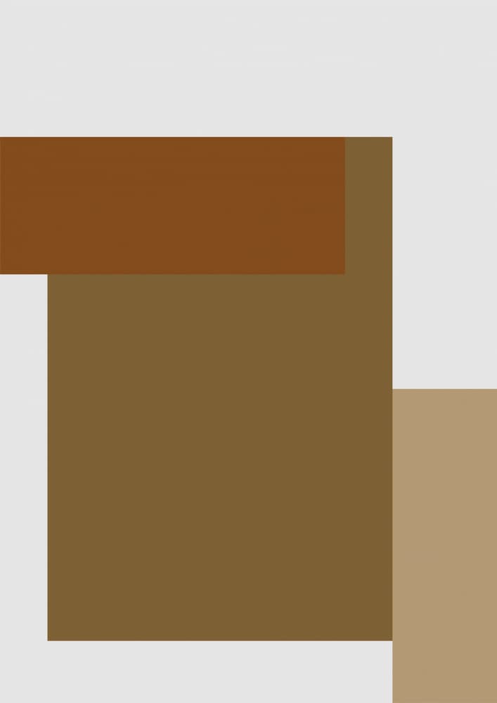 Earthy Abstract Shapes by Nilesh Kulkarni — canvas wall art