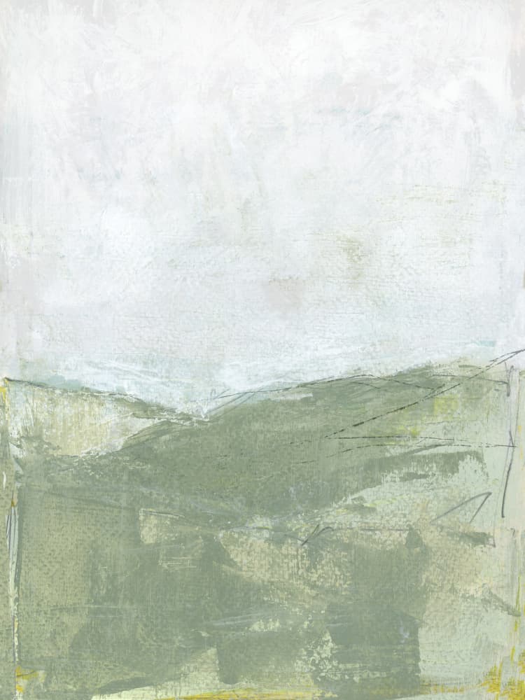 Serene Abstract Landscape by cartissi — canvas wall art