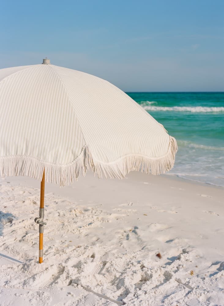 Beach Umbrella Bliss by Bethany Young — canvas wall art