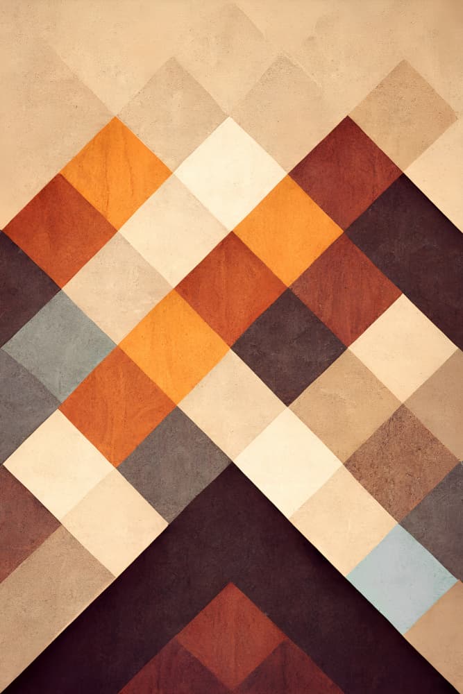 Geometric Harmony by Treechild — canvas wall art