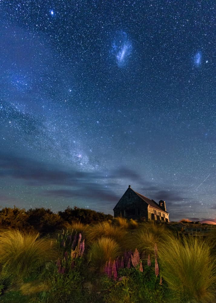 Church Under Milky Way by James Zhen Yu — canvas wall art