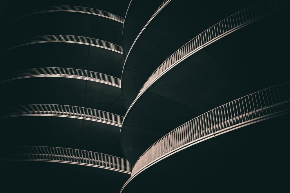 Curving Urban Architecture by Ivo Mateju — canvas wall art