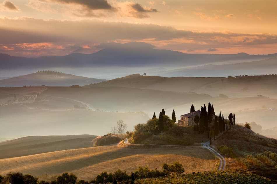 Serene Tuscan Villa by Mauro Tronto — canvas wall art