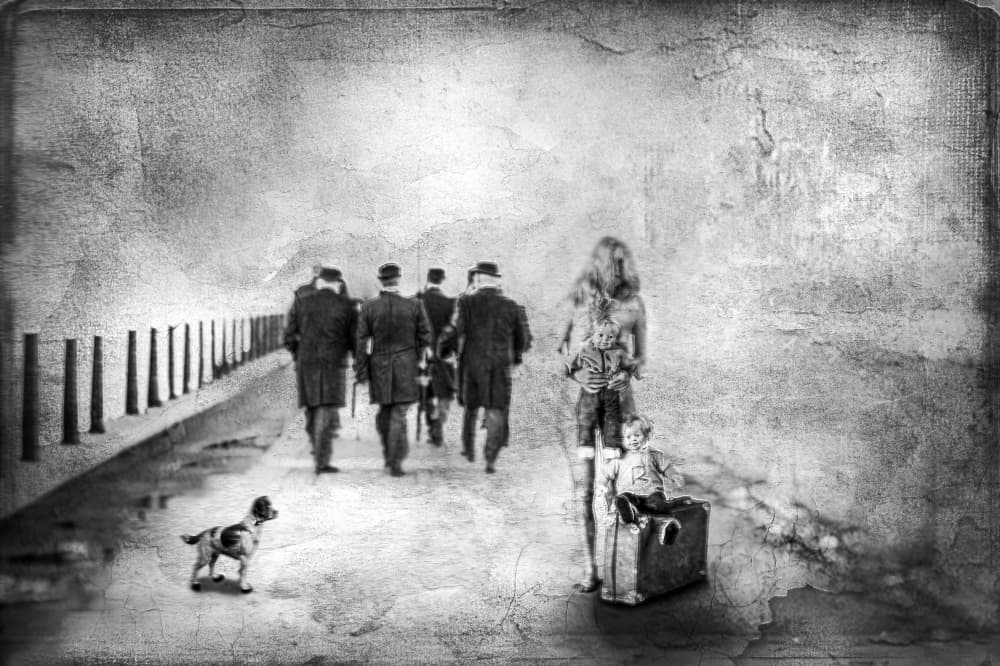 Vintage Street Journey by Amer Jassim — canvas wall art