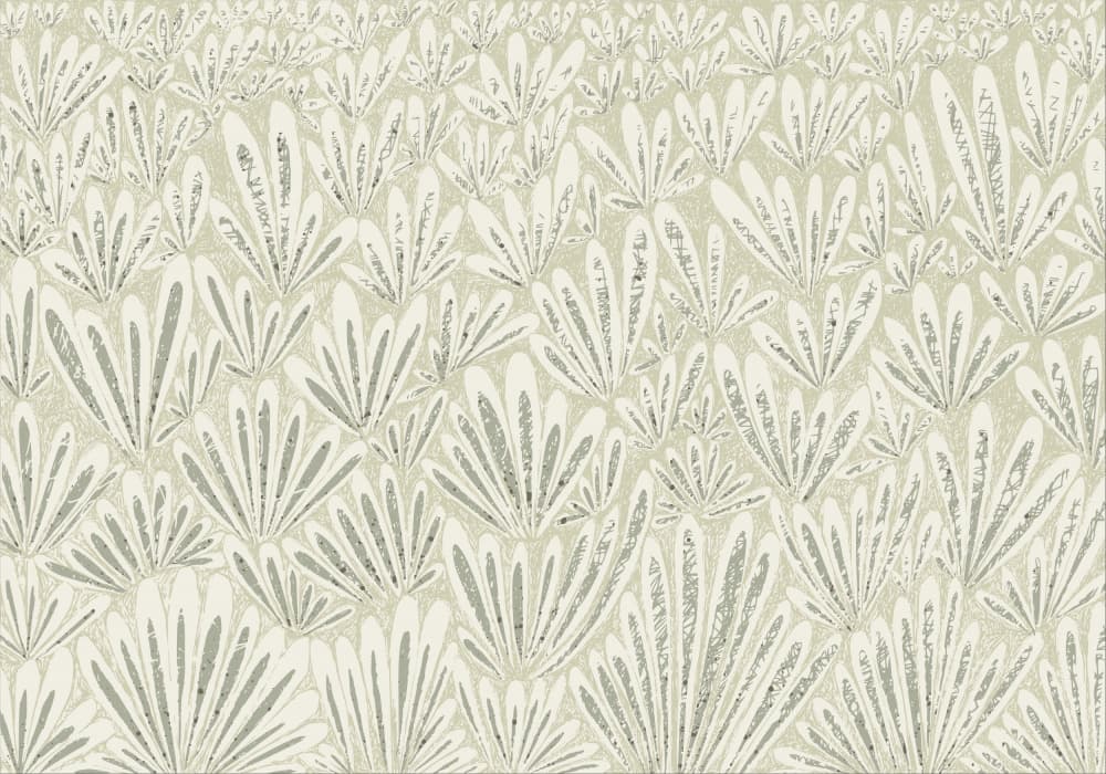 Subtle Botanical Pattern by Annick — canvas wall art