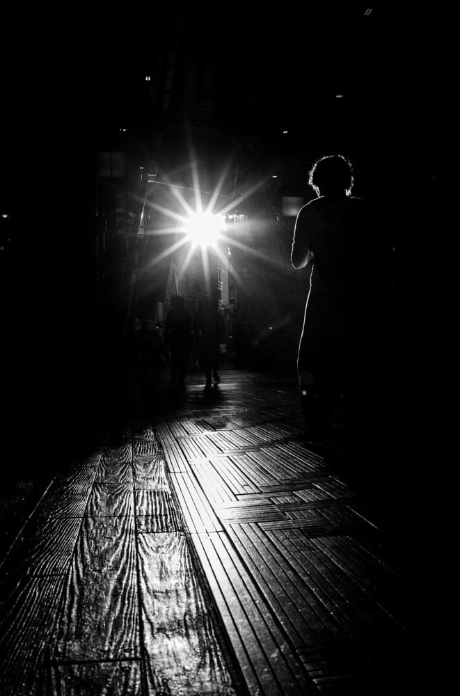 Dramatic Light Path by Kenichiro Tsukada — canvas wall art