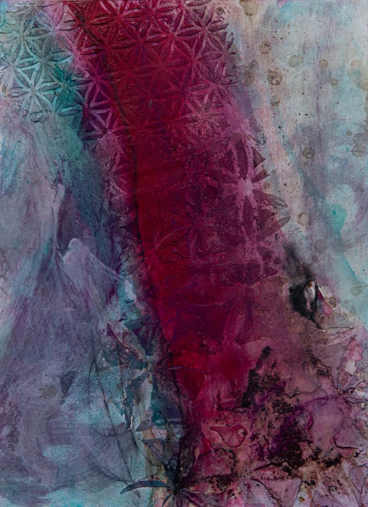 Vibrant Abstract Geometry by Deb Chaney — canvas wall art