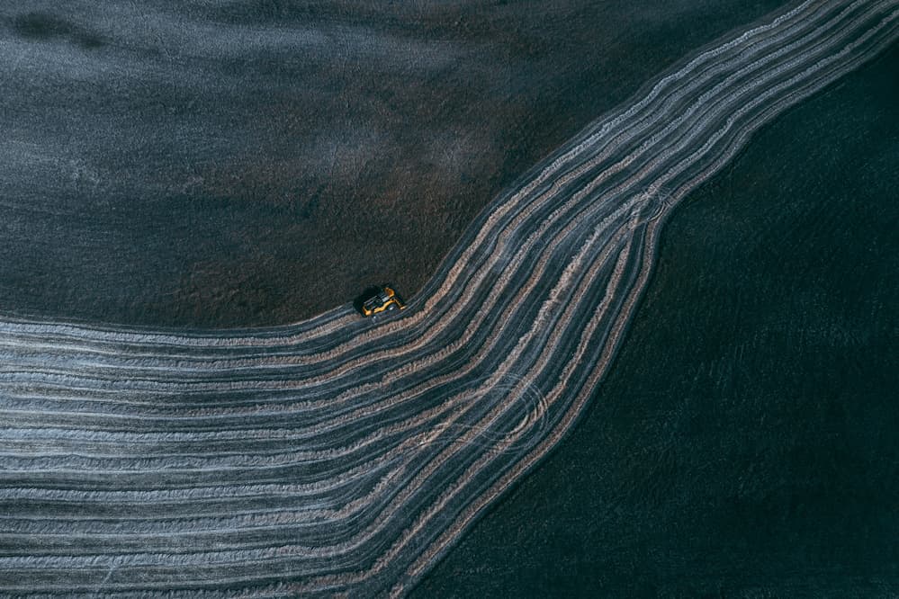 Plowed Earth Lines by Carmine Chiriacò — canvas wall art