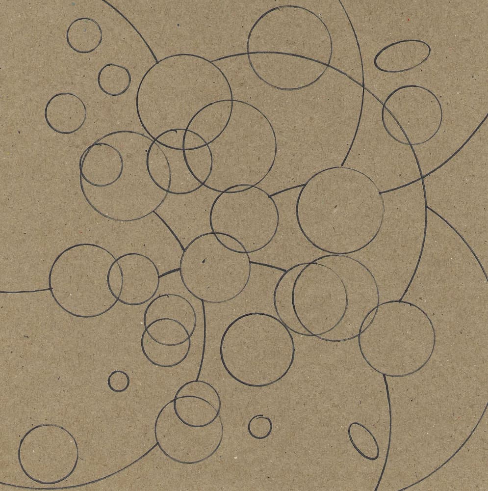 Overlapping Circles Pattern by Santhosh ch — canvas wall art
