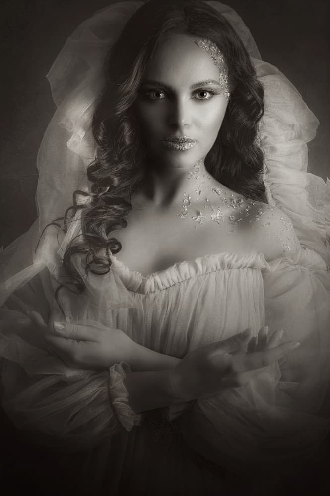 Ethereal Woman Portrait by Adela  Lia Rusu — canvas wall art