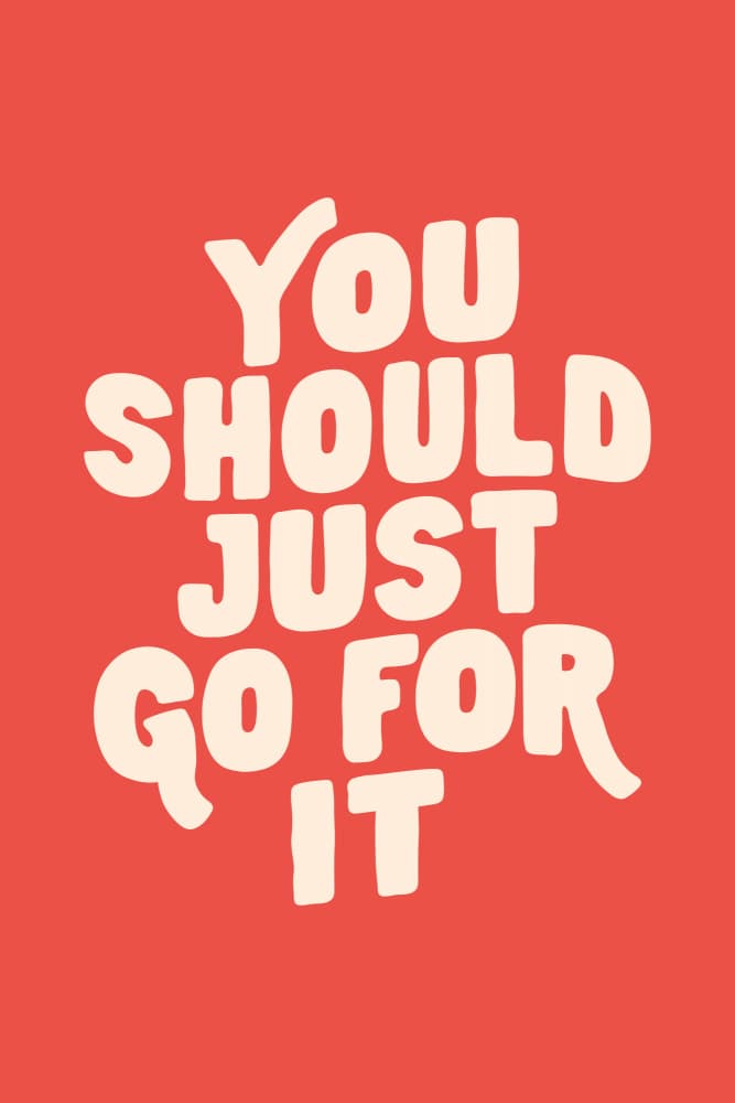 Just Go For It by Brett Wilson — canvas wall art