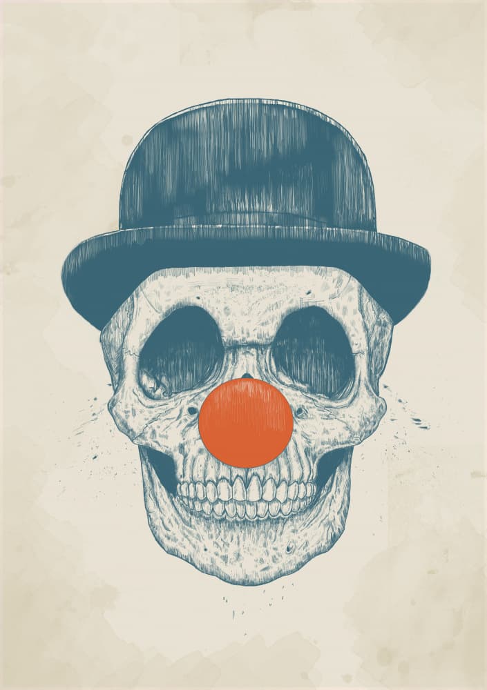 Dead Clown by Balazs Solti — canvas wall art