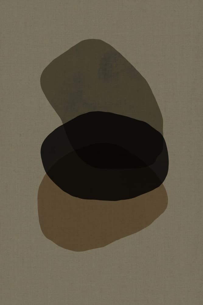 Neutral Abstract Stack by cartissi — canvas wall art