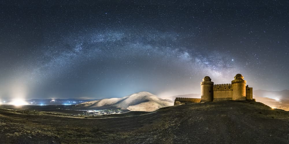 Castle Under the Stars by Manuel Jose Guillen Abad — canvas wall art