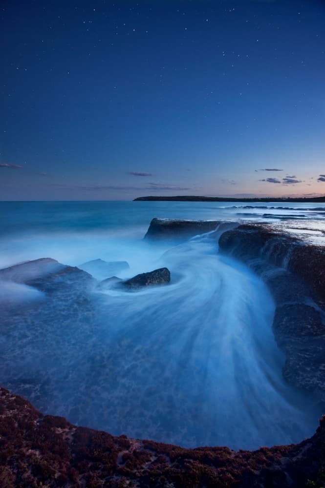 Starry Ocean Swirl by Yan Zhang — canvas wall art