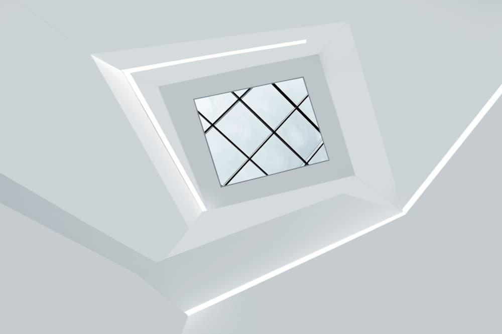 Modern Geometric Skylight by Jorge Pimenta — canvas wall art