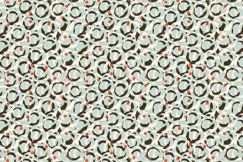 Cyanopatternno18 by Treechild — canvas wall art