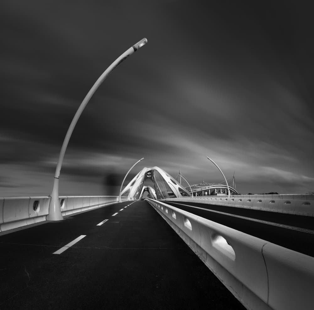 Dramatic Bridge Path by Yoshihiko Wada — canvas wall art
