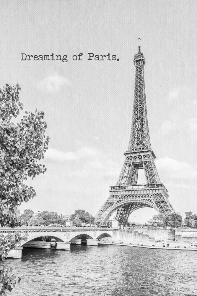 Eiffel Tower Paris Dream by Melanie Viola — canvas wall art