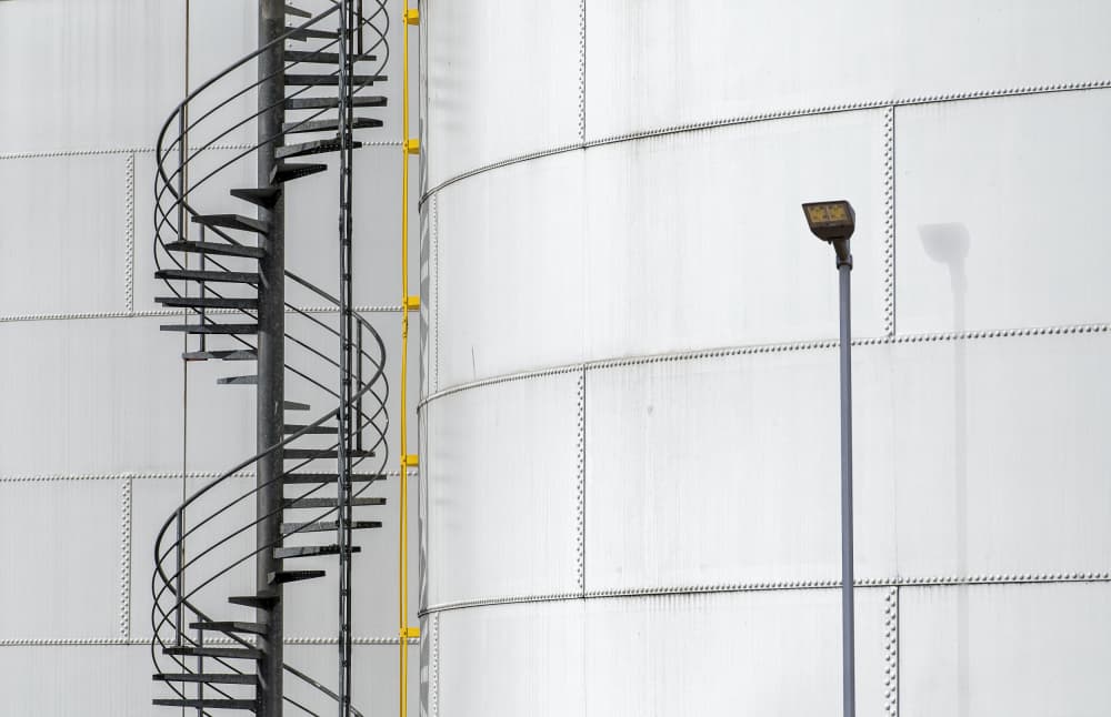 Modern Industrial Ascent by Wim Schuurmans — canvas wall art