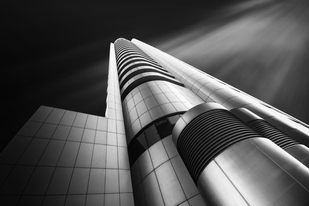 Sleek Urban Ascent by Ahmed Thabet — canvas wall art