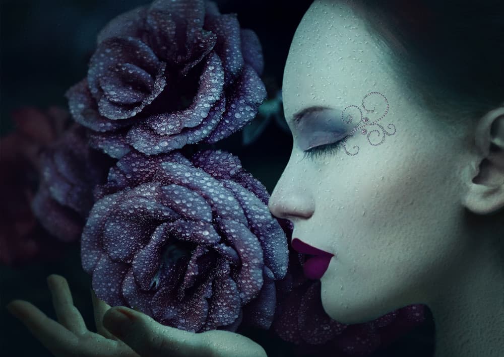 Droplets .. by Natalia Simongulashvili ( NATALIORION ) — canvas wall art