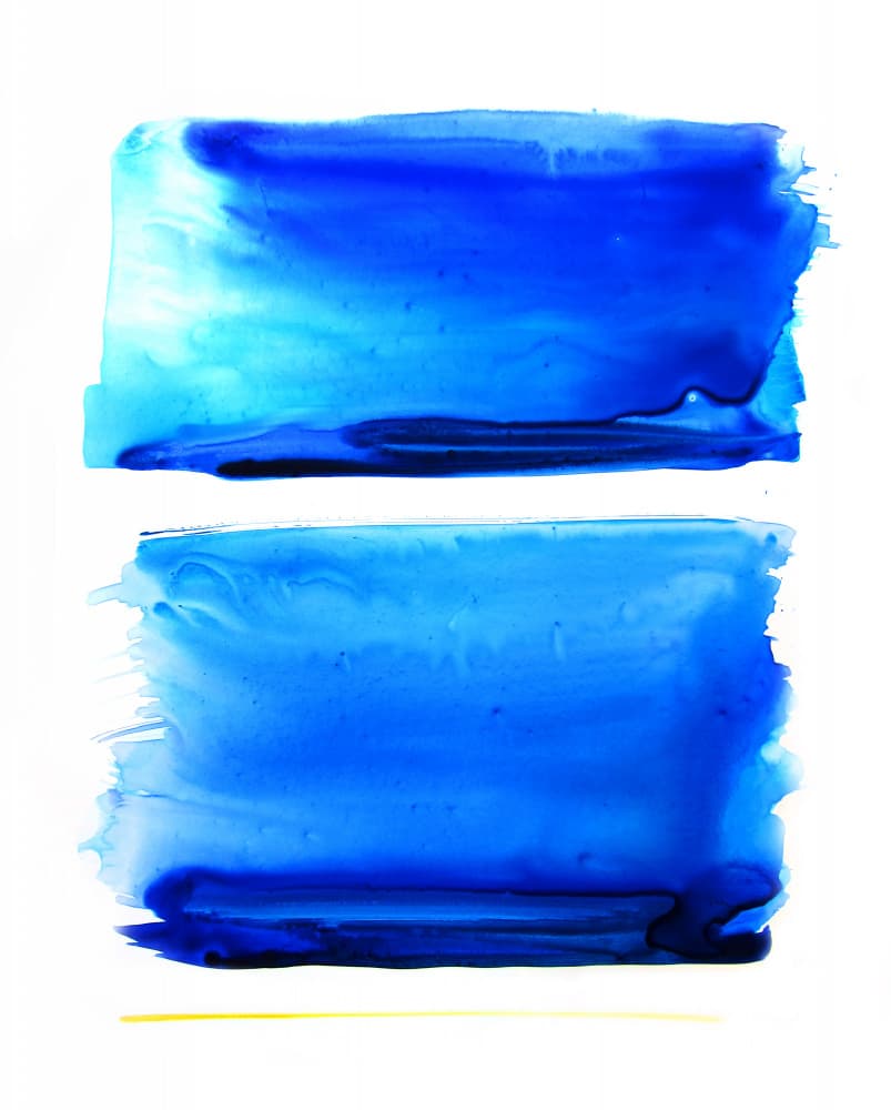 Calm Blue Fluidity by Christine Lindstrom — canvas wall art