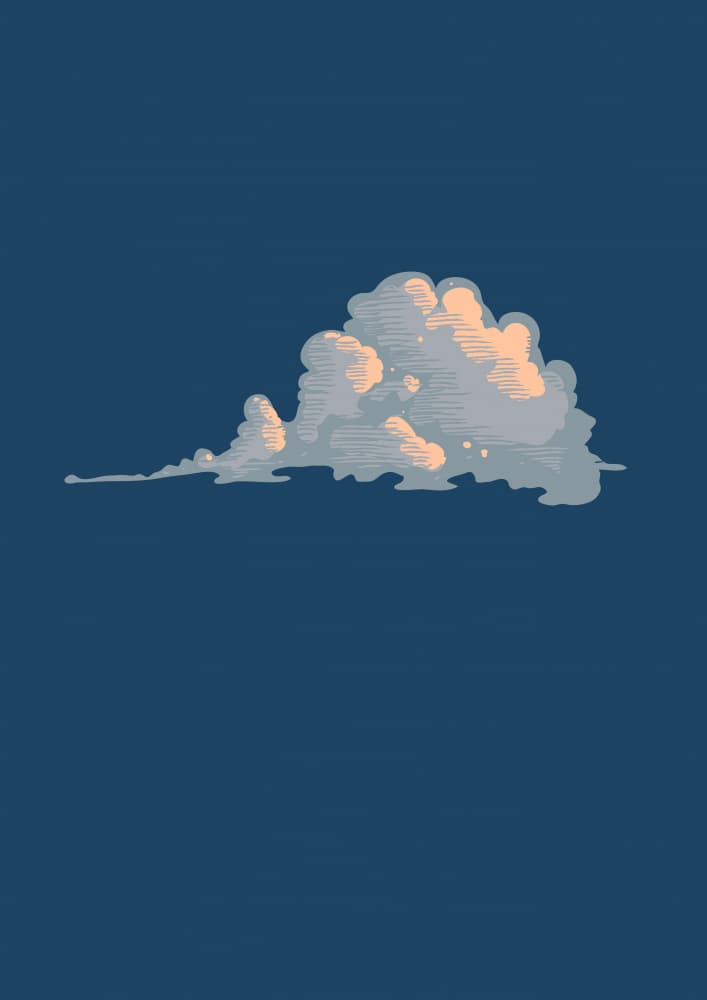 Sunset Cloud Glow by Nicholas — canvas wall art