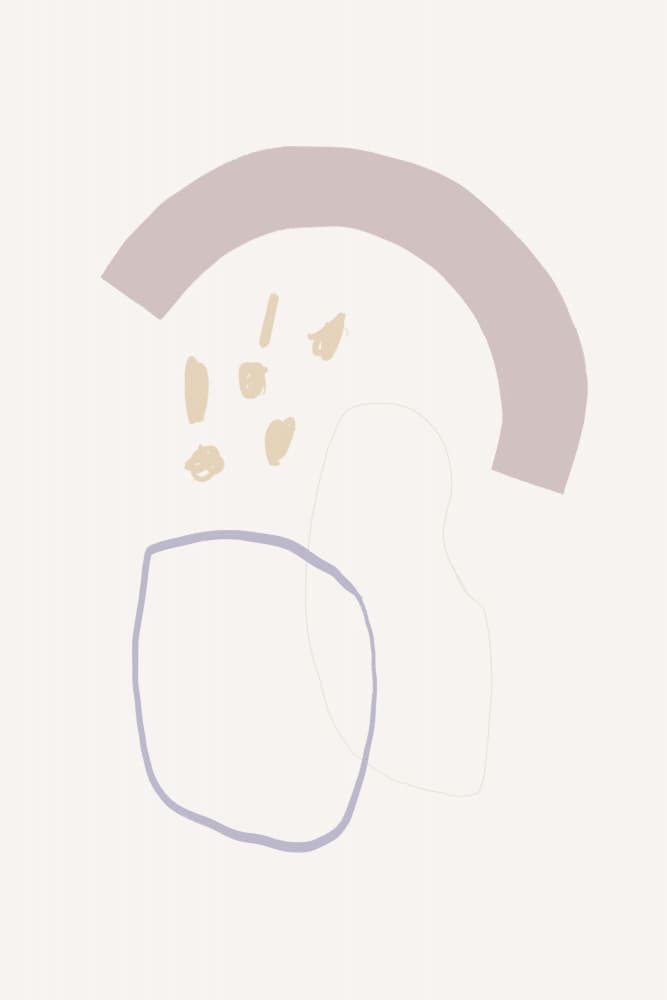 Gentle Curves Dance by uplusmestudio — canvas wall art
