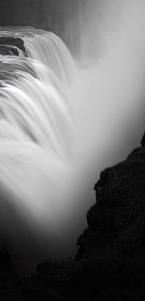 Rushing Waterfall Flow by Aidong Ning — canvas wall art