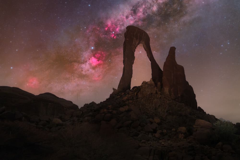Milky Way Arch Night by Vikas Chander — canvas wall art